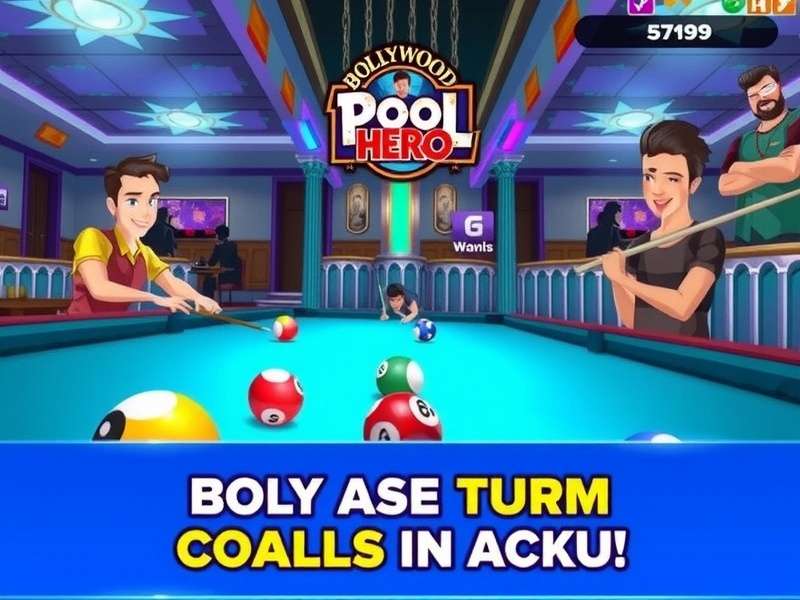Bollywood Pool Hero Game Screenshot